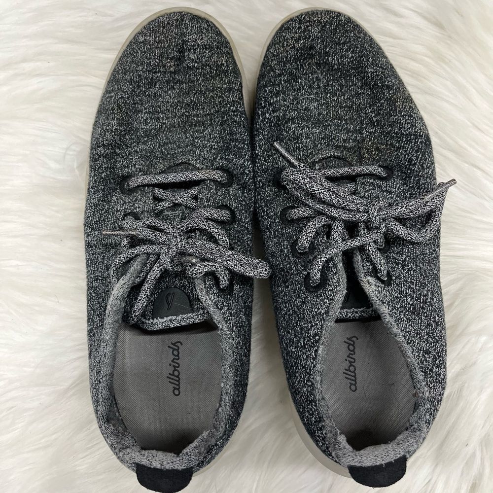 Allbirds Wool Runners Grey mens Athletic Shoes - Picture 8 of 8